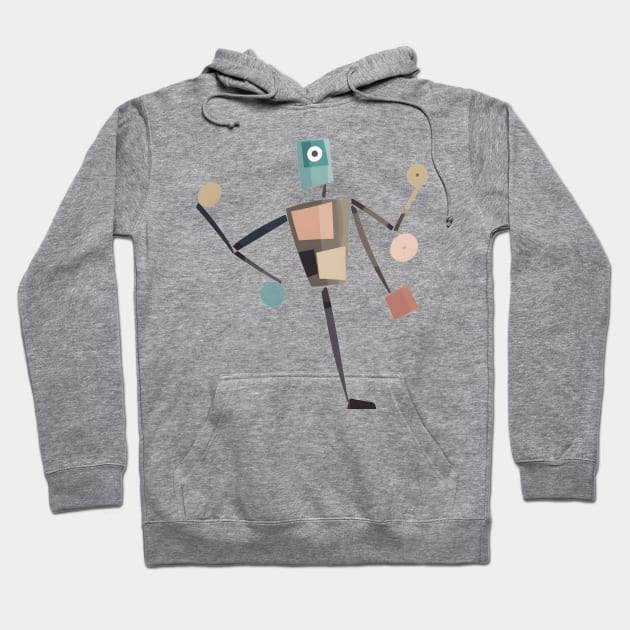 PicassoBot Paulo Hoodie by QwerkyShirts